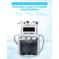 Portable 6 In 1 Water Oxygen Jet Peel Hydra Dermabrasion Ultrasound RF Cold Hammer Spa Facial Machine