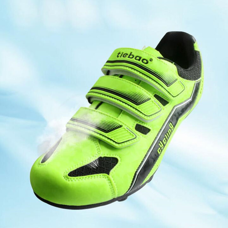 Tiebao Cycling Shoes 2020 new Men sneakers Women Green mountain bike shoes Non-Locking original Bicycle Shoes Road cycling shoes