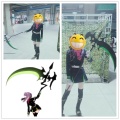 Seraph of The End/Owari No Serafu Hiragi Shinoa Scythe PVC Cosplay Prop Sickle Weapons for Halloween Christmas Fancy Party Props