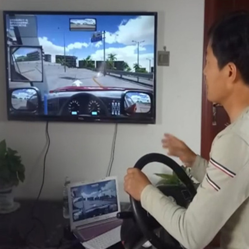 Driving school drive learning simulator game steering wheel european truck model racing car play computer games english software