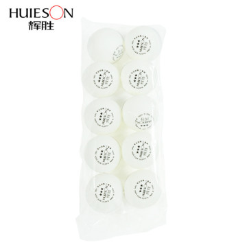 Huieson 10pcs/pack ABS Plastic Table Tennis Balls 3 Star 40+mm New Material Ping Pong Ball for Table Tennis Training