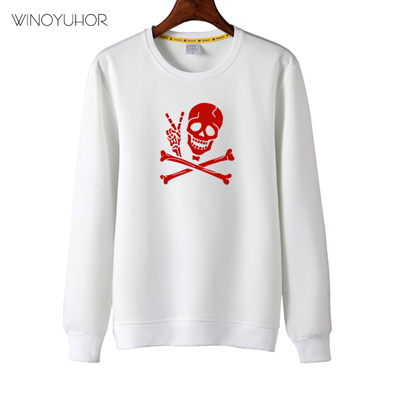 Skull Skeleton Printed Sweatshirt Children Hip Hop Rock Streetwear Boys 2019 Autumn Long Sleeve Hoodies Baby Girl Clothing