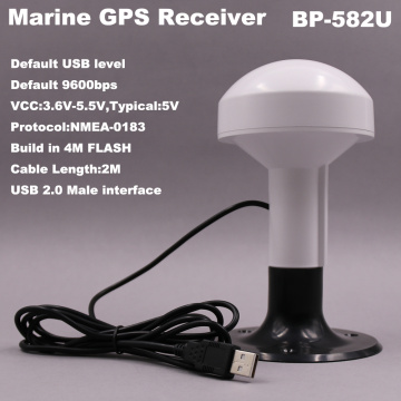 BEITIAN USB Marine Boat ship GNSS Receiver,GPS+GLONASS receiver,9600bps,4M Flash Plastic base,BP-582U