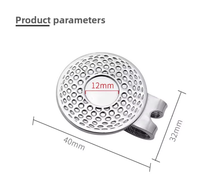 Factory Direct 32mm Golf Accessories Strong Magnetic Metal Cap Clip Electroplating Hardware for Ball Markers Clubs Divots5
