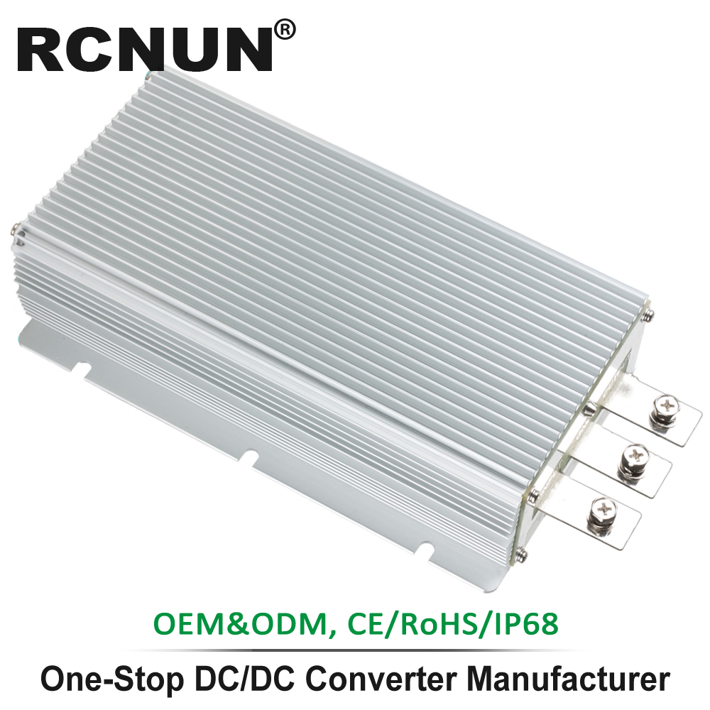 24V to 13.8V 100A DC DC Step Down Converter 24V-13.8V 80A DC-DC Buck Module Voltage Regulator RCNUN