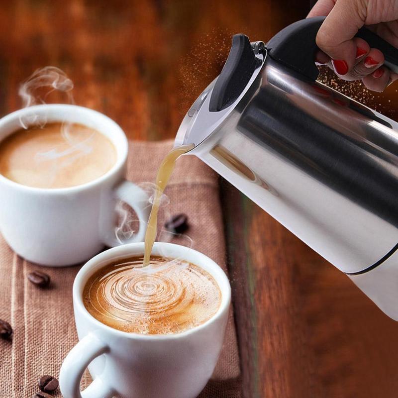 Moka Espresso Coffee Maker Pot Stovetop Filter Percolator Latte Piano Cottura Filtro Coffee Machine Coffee Cafetiere Maker