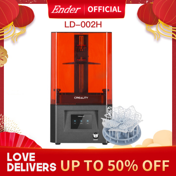 3D Printer LD-002H LCD Resin Printer 3D KIT 2K 3.5 Inch Touch Screen LCD Light Curing 360-Degree Visual Printing CREALITY 3D