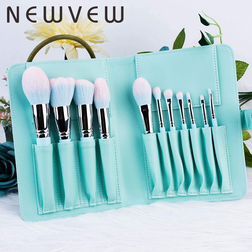 NEWVEW Pro Makeup Brushes Set 11 pcs/lot Eye Shadow Blending Eyebrow Eyelash Eyeliner Brushes pincel Maquiagem For Makeup