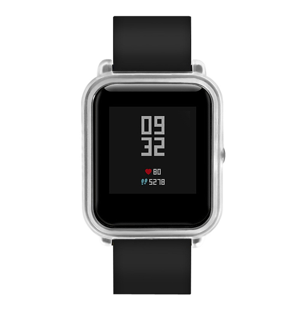 Watch Protective Watch Case Cover Shell Frame for Xiaomi Huami Amazfit Bip Youth Watch Fashion Smart Watch Band Accessories