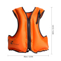 Adult Inflatable Swim Life Vest Life Jacket for Snorkeling Floating Device Swimming Drifting Surfing Water Sports Life Saving