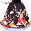 Kimono Women Asia Japanese Kimono Cardigan Cosplay Blouse Neutral Man Japanese Yukata Female Summer Beach Casual Kimono Coat