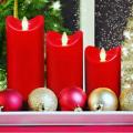 Battery Powered LED Pillar led Wax Candles