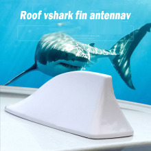 Roof Rear Wing Free Punch Shark Fin Antenna