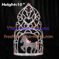 Wholesale 10inch Tall Crystal Horse Crowns