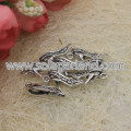 20*10MM Antique Silver High Heel Shoe Craft Charms Pendants