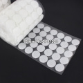 White black 20mm Diameter Nylon Fabric Sticky Back Round Coins Hook Loop Self Adhesive Fastener Dots Tapes hook loop tape 500pcs