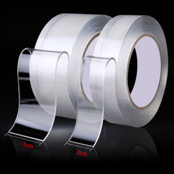 cinta adhesiva Double Sided Tape Nano magic Reusable Adhesive Office Tapes Waterproof Traceless Bedroom Carpet Fixed Glue Gadget
