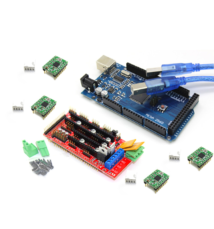 3D Printer kit Reprap Mega 2560 R3 for arduino + 1pcs RAMPS 1.4 Controller + 4pcs A4988 Stepper Driver Module