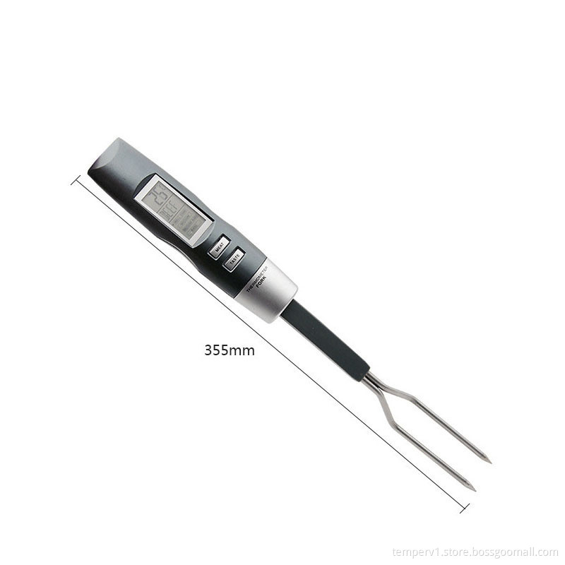 Household Kitchen Outdoor Food Thermometer Fork