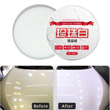 For White Car Wax Care Paint Waterproof Care Scratch Repair Crystal Hard Wax Polish Scratch Removal Polishing Coating Cleaning