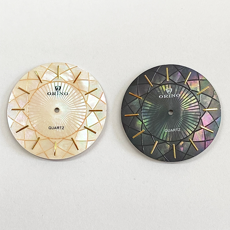 Shell watch dial