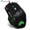 Top Quality Hot Selling Fashion Design 5500 DPI 7 Button LED Optical USB Wired Gaming Mouse Mice For Pro Gamer JUL 11 18Apr12