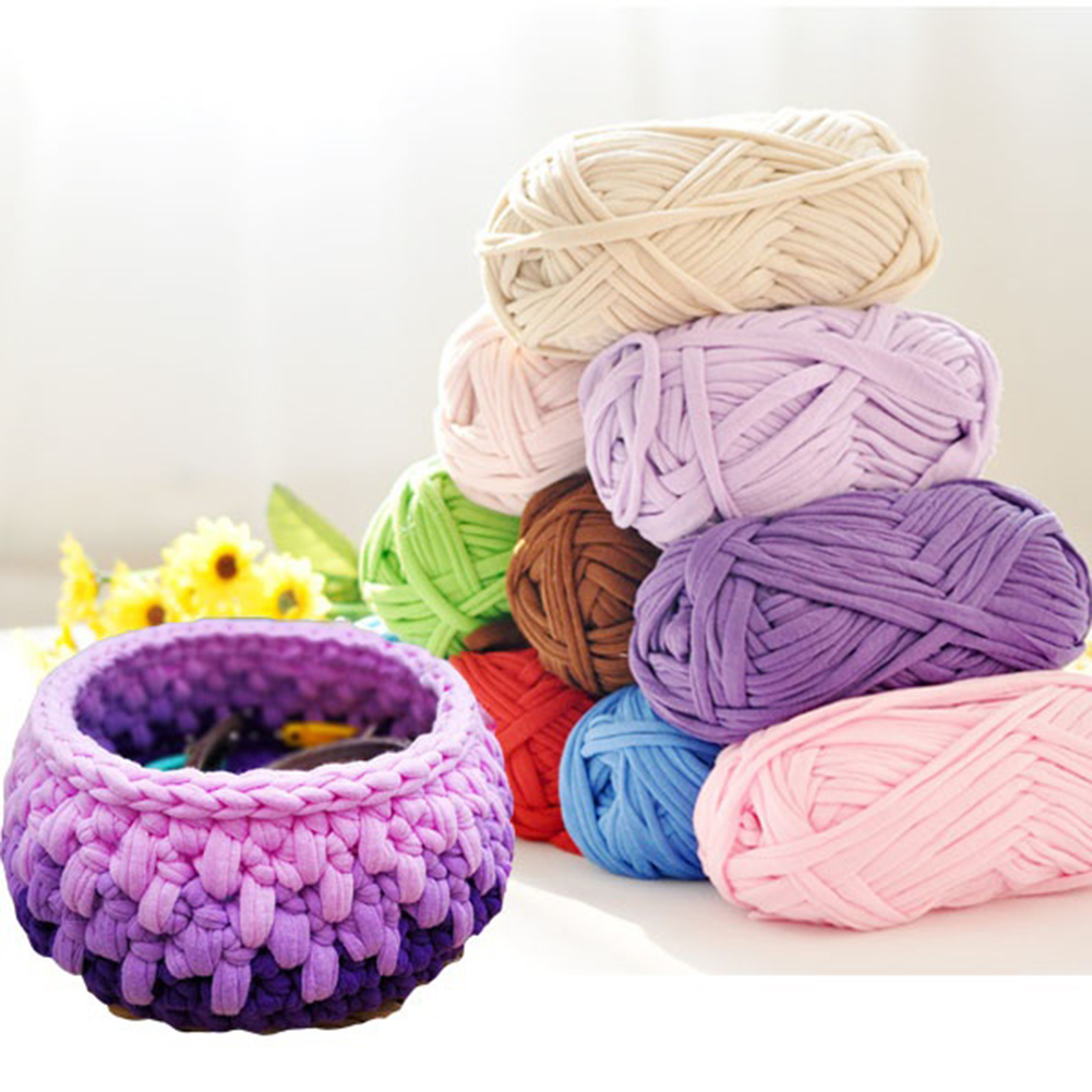 Hand-knit Woven Thread Thick Basket Blanket Braided DIY Crochet Cloth Fancy Yarn for knitting basket, blanket, bolster and so on