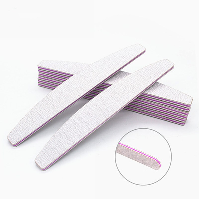 2/5/10PCS Acrylic Nail File Buffer Double Side Of The Nail File Buffer 100/180 Trimmer Lime Buffer Nail File Nail Art Tools