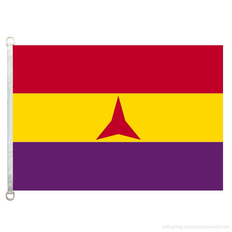 Espagnol républicain Brigades internationales flag 90*150cm 100% polyster