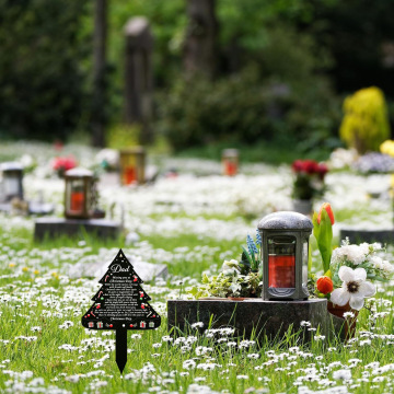 Cemetery Remembrance Metal Ground Marker