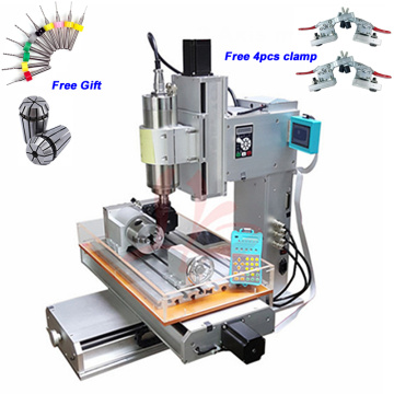 1.5KW 2.2KW 4 Axis Vertical CNC Router 3040 Metal CNC Engraving Milling Machine