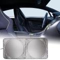 190 X 90Cm Car Sunshade Sun Shade Windshield Front Rear Window Film Visor Cover Uv Protection Reflector Car-Styling