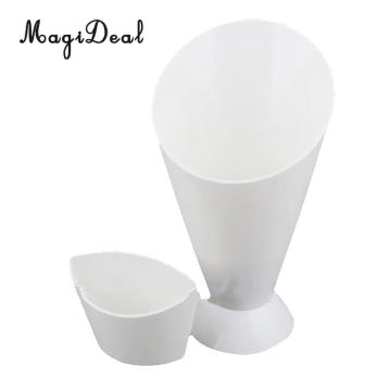 Snack Cone Stand + Dip Holder For Fries Chips Finger Food Sauce Vegetables