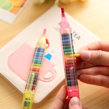 20Colors Non-toxic Crayon Set for Kids Students Drawing Painting School Supplies