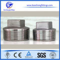 Square Plug Butt Weld Stainless Steel Male Threaded