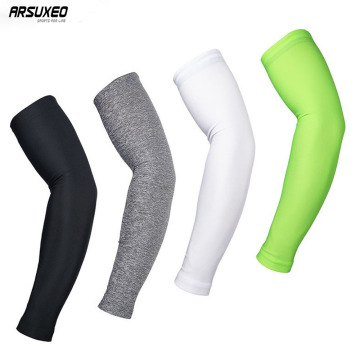 ARSUXEO Cycling Arm Sleeve Men Women MTB Bike Bicycle Arm Warmer UV Protection Golf volleyball Running Sports Arm cover XTN0-1