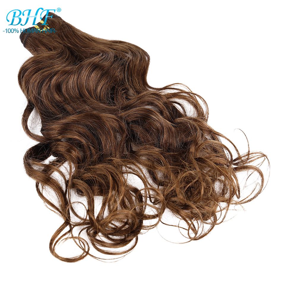 BHF Human Hair body wave Russia wavy Machine Made Remy Natural Human Weft Hair extensions