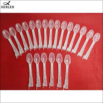 XEOLEO Disposable Ice cream spoon plastic Mcflurry spoons 300pcs suitable Mcflurry ice cream maker part