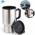 Car Hot Kettle 450ml Vehicle Mounted Thermal Travel Cup Handy Cup thermostat Bottle Coffee Heat preservation Mug Water Keep Warm
