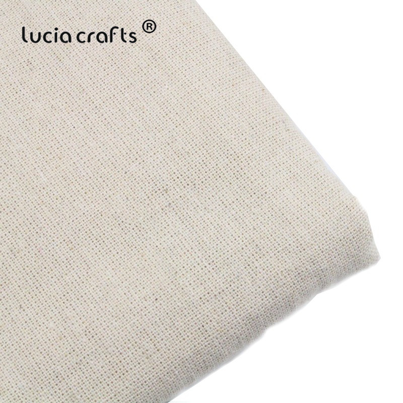 SALE Lucia crafts Fabric Solid color Cotton Linen Cloth DIY Garment Handmade Materials CH0904