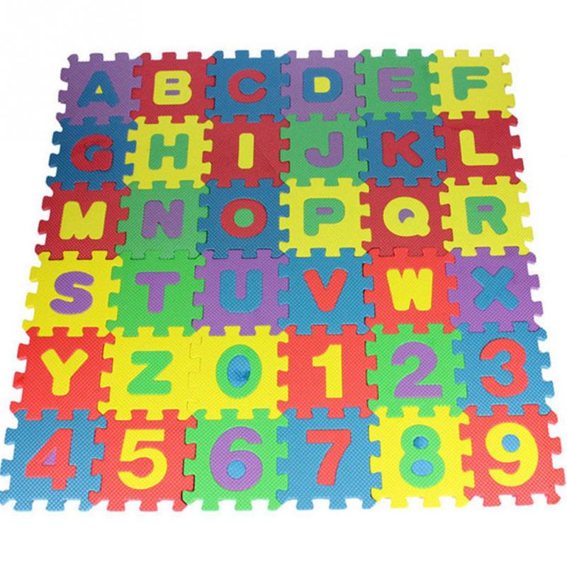 2020 NEW HOT SALES 36 pcs Baby Kids Alphanumeric Educational Infant Child Toy Gift