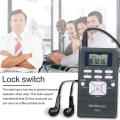 10pcs RETEKESS PR13 Radio FM Stereo DSP Portable Radio Receiver Digital Clock For Guiding Church Conference Training