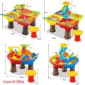 Popular Kids Sand and Water Play Table Garden Sandpit Play Set Outdoor Seaside Beach Toy