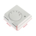 220V 6A Mechanical Room Thermostat Temperature Controller Air Condition and Floor Gas Boiler Heating