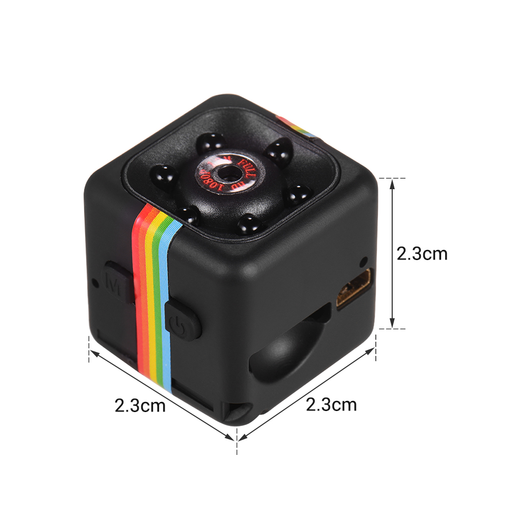 Mini Cube Camera 1080P HD IR Night Vision 120° Wide Night Vision Camcorder Motion DVR Micro Camera Sport DV Video small Camera