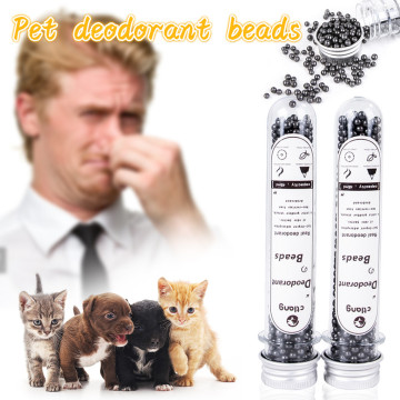 High quality Cat Litter Deodorant Beads Activated Charcoal Absorbs Tight Odor Cat Stink Bead Pet Cat Litter Cleaning Products