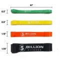 5BILLION Heavy Duty Latex Fitness Resistance Bands Set Pull Up Loop Band for Strength Weight Training Power Exercise