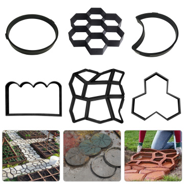 Garden Decoration DIY Path Maker Concrete Molds Cement Mold Concrete Cement Stone Walk Paving Paver Reusable Concrete Mold