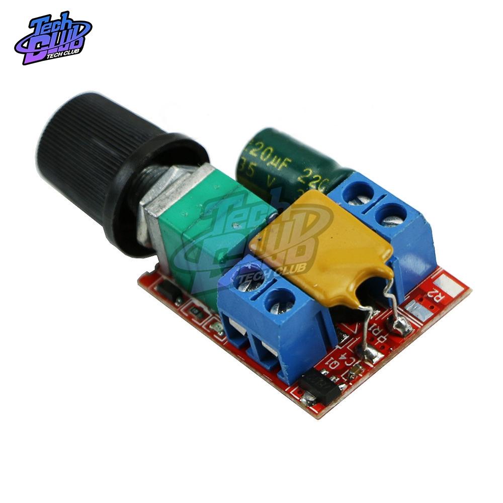 Mini 5A PWM Speed Controller DC Motor 3V-35V Speed Control Switch LED Dimmer