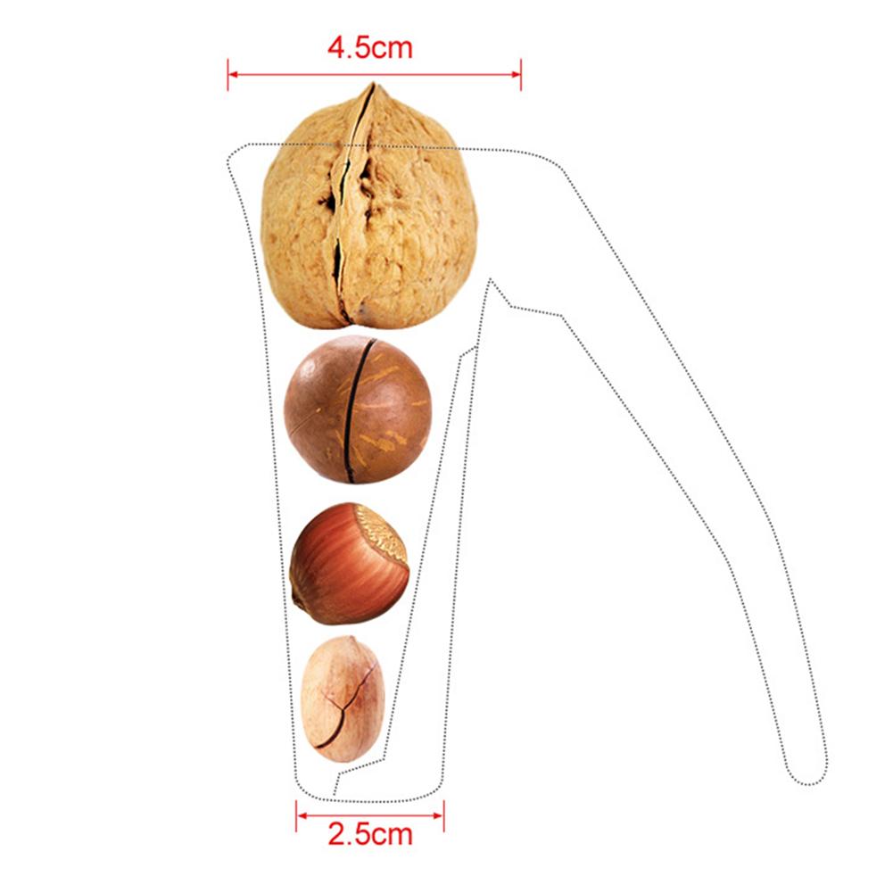 Heavy Duty Nutcracker Multipurpose Pecan Nut Cracker Effortless Walnut Opener Suitable for Hazelnuts Almonds Brazil Nuts